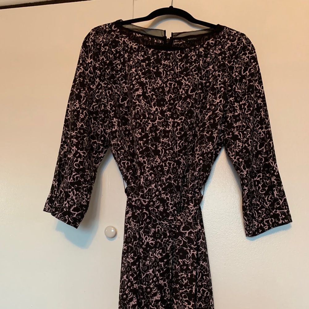 RW&CO black and light pink dress, never worn. NWOT